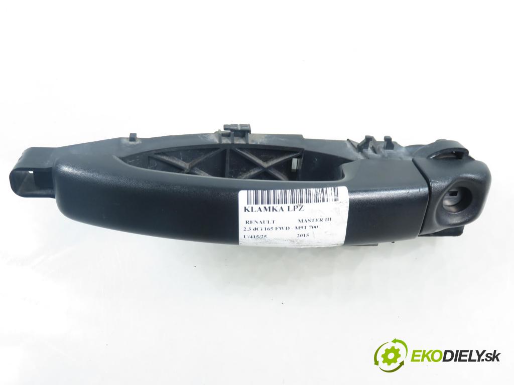 RENAULT MASTER III Platforma / podwozie (EV, HV, UV) KABINA/PLATFORMA 2015 0,00 2.3 dCi 165 FWD - M9T 700 2298,00 klika LPZ 806079208R