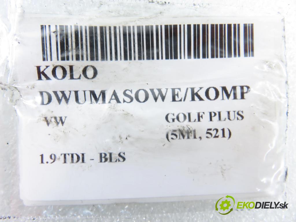 VW GOLF PLUS (5M1, 521) HB 2008 77,00 1.9 TDI - BLS 1896,00 řemenice DUAL MASS / COMP 123042610 ; 323064110 ; 415025010