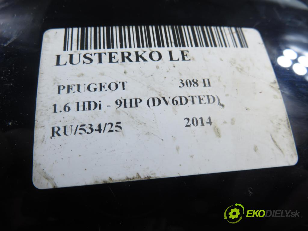 PEUGEOT 308 II HB 2014 68,00 1.6 HDi - 9HP (DV6DTED) 1560,00 ZOBRAZIT: 9808284180
