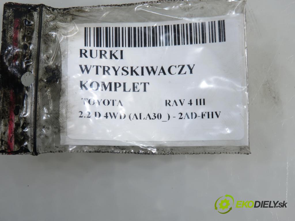 TOYOTA RAV 4 III (_A3_) SUV 2007 130,00 2.2 D 4WD 177 - 2AD-FHV 2231,00 rúrky VSTREKOVAČE: