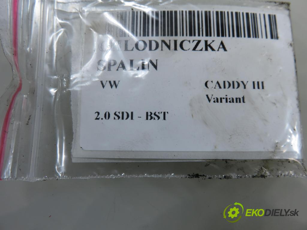 VW CADDY III Variant (2KB, 2KJ, 2CB, 2CJ) FURGON 2008 51,00 2.0 SDI - BST 1968,00 Chladič spalín 878767K