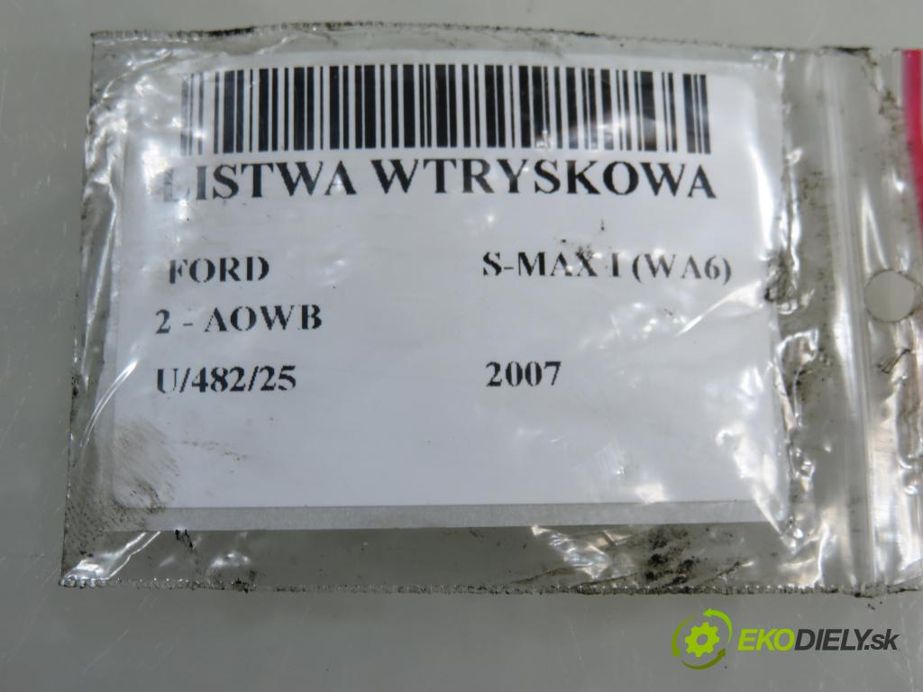 FORD S-MAX (WA6) MINIVAN 2007 107,00 2 - AOWB 1999,00 lišta vstřikovací 4M5G9D280DB ; 0280156154 (Vstřikovací lišta)