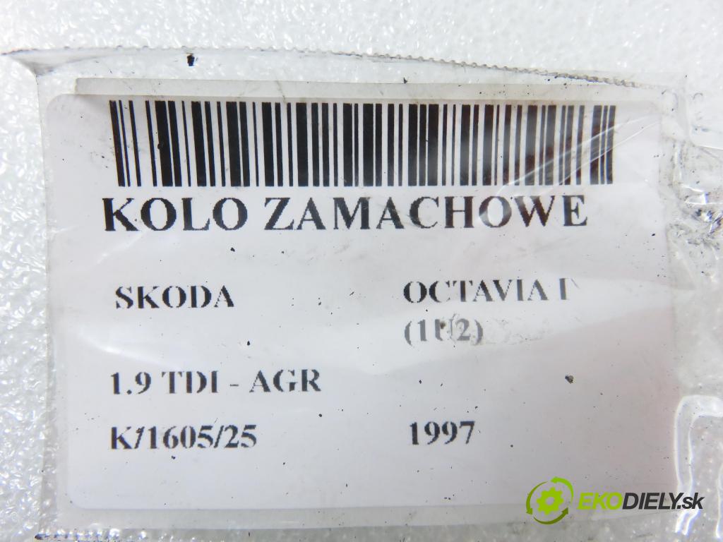 SKODA OCTAVIA I (1U2) LIFTBACK 1997 66,00 1.9 TDI 90- AGR 1896,00 Koleso zotrvačníkové 037105273C
