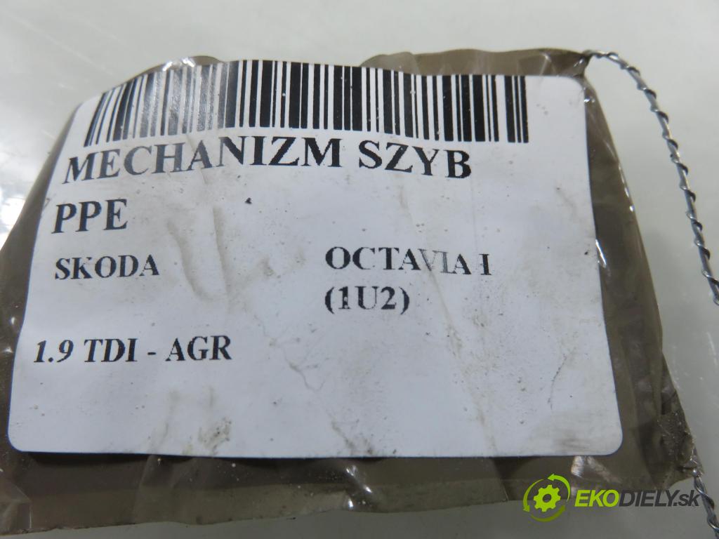 SKODA OCTAVIA I (1U2) LIFTBACK 1997 66,00 1.9 TDI 90- AGR 1896,00 mechanismus oken PPE