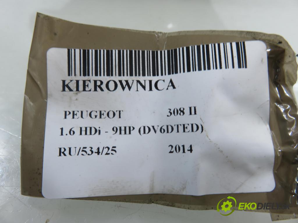 PEUGEOT 308 II HB 2014 68,00 1.6 HDi - 9HP (DV6DTED) 1560,00 Volant 6225869 (Volant)