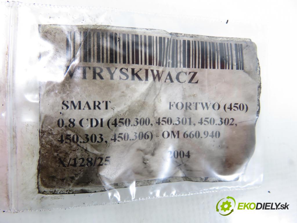 SMART FORTWO Coupe (450) HB 2004 30,00 0.8 CDI (450.300, 450.301, 450.302, 450.303, 450.3 799,00 vstrekovač 0445110023 ; 6600700187 (Vstrekovač paliva)