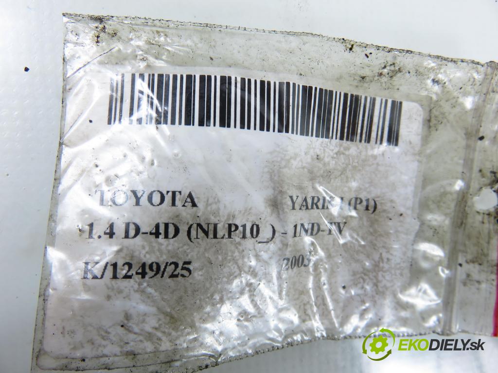 TOYOTA YARIS (_P1_) HB 2003 55,00 1.4 D-4D (NLP10_) - 1ND-TV 1364,00 vstrekovač 0445110085 ; 2367033010 (Vstrekovač paliva)