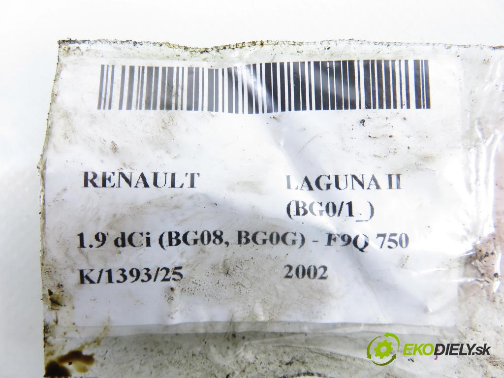 RENAULT LAGUNA II (BG0/1_) LIFTBACK 2002 88,00 1.9 dCi 120 - F9Q 750 1870,00 vstrekovač 0445110021 ; 7700111014 (Vstrekovač paliva)
