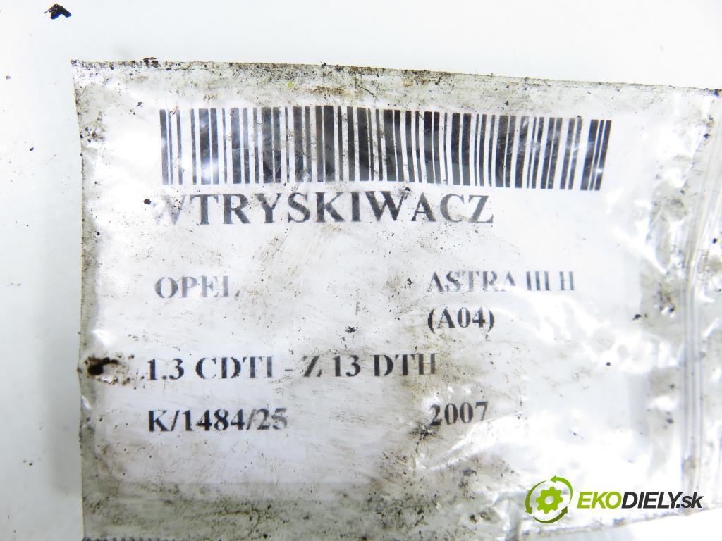 OPEL ASTRA H (A04) HB 2007 66,00 1.3 CDTI 90 - Z 13 DTH 1248,00 vstrekovač 0445110183 (Vstrekovač paliva)