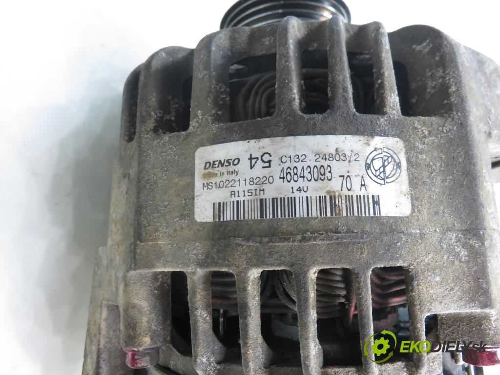 FIAT PUNTO (188_) HB 2003 44,00 1.2 60 - 188 A4.000 1242,00 Alternátor 46843093 ; MS1022118220 (Alternátor)