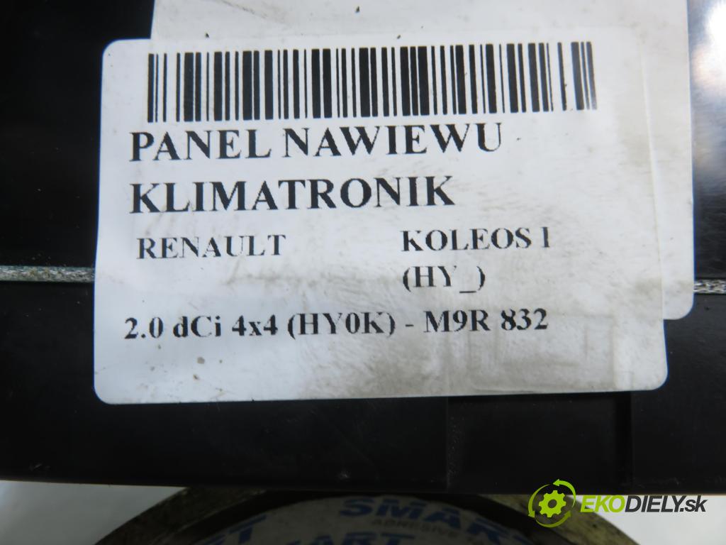 RENAULT KOLEOS I (HY_) SUV 2008 110,00 2.0 dCi 4x4 150 - M9R 832 1995,00 Panel kúrenia KLIMATRONIK 27500JY78C