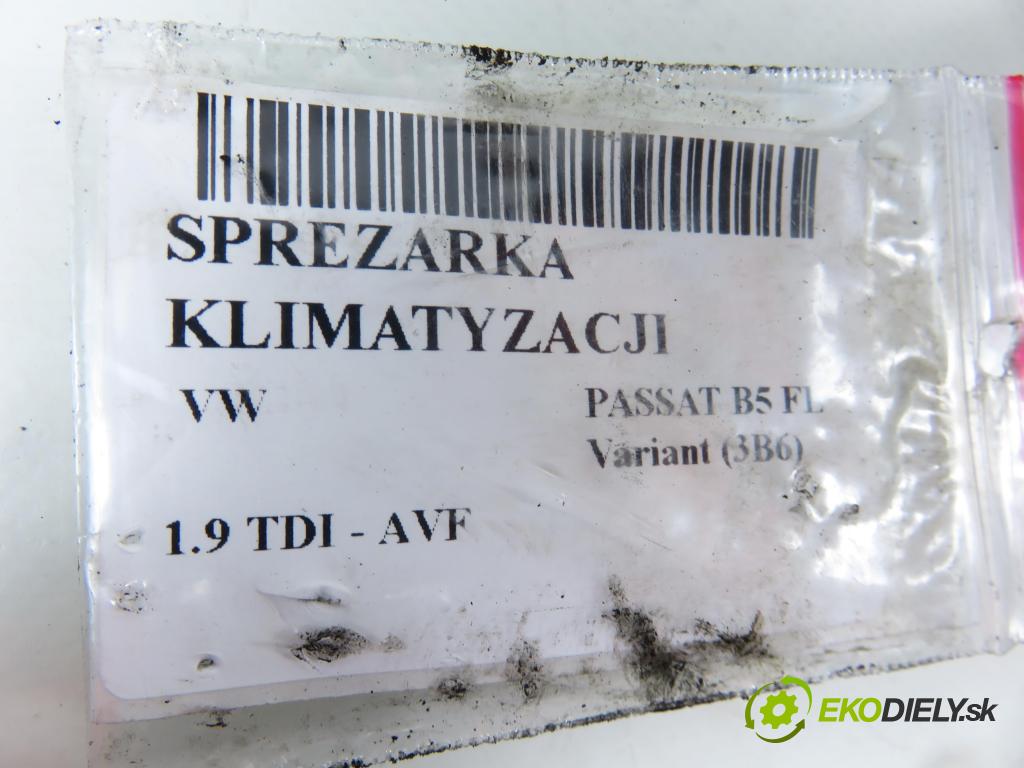 VW PASSAT B5.5 Variant (3B6) KOMBI 2001 96,00 1.9 TDI PD 130 - AVF 1896,00 KOMPRESOR: klimatizace 4472208180 ; 8D0260808 (Kompresor klimatizace)