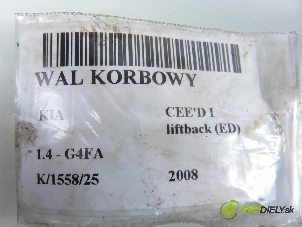 KIA CEE'D liftback (ED) HB 2008 80,00 1.4 16V 109 - G4FA 1396,00 WAL KORBOVÝ: 