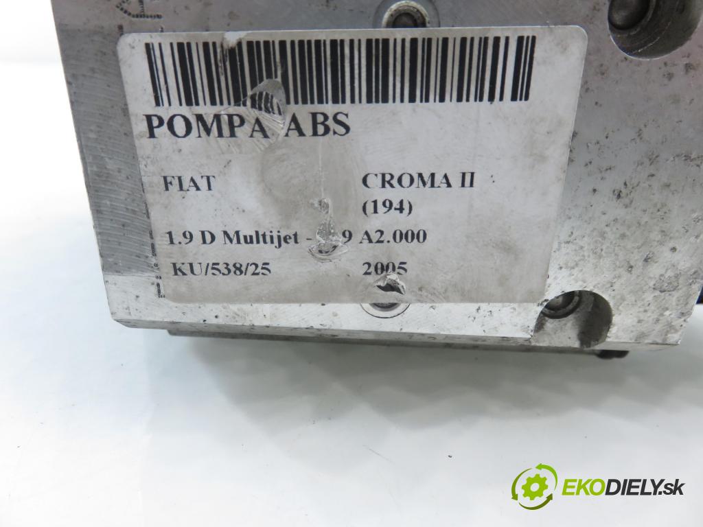FIAT CROMA (194_) KOMBI 2005 110,00 1.9 D Multijet 150 - 939 A2.000 1910,00 Pumpa ABS 54084739B ; 51753751 (Pumpa ABS)