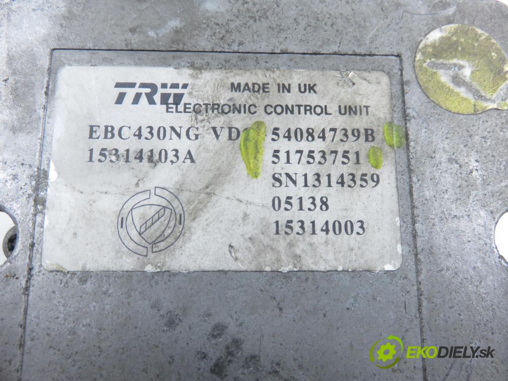 FIAT CROMA (194_) KOMBI 2005 110,00 1.9 D Multijet 150 - 939 A2.000 1910,00 Pumpa ABS 54084739B ; 51753751 (Pumpa ABS)