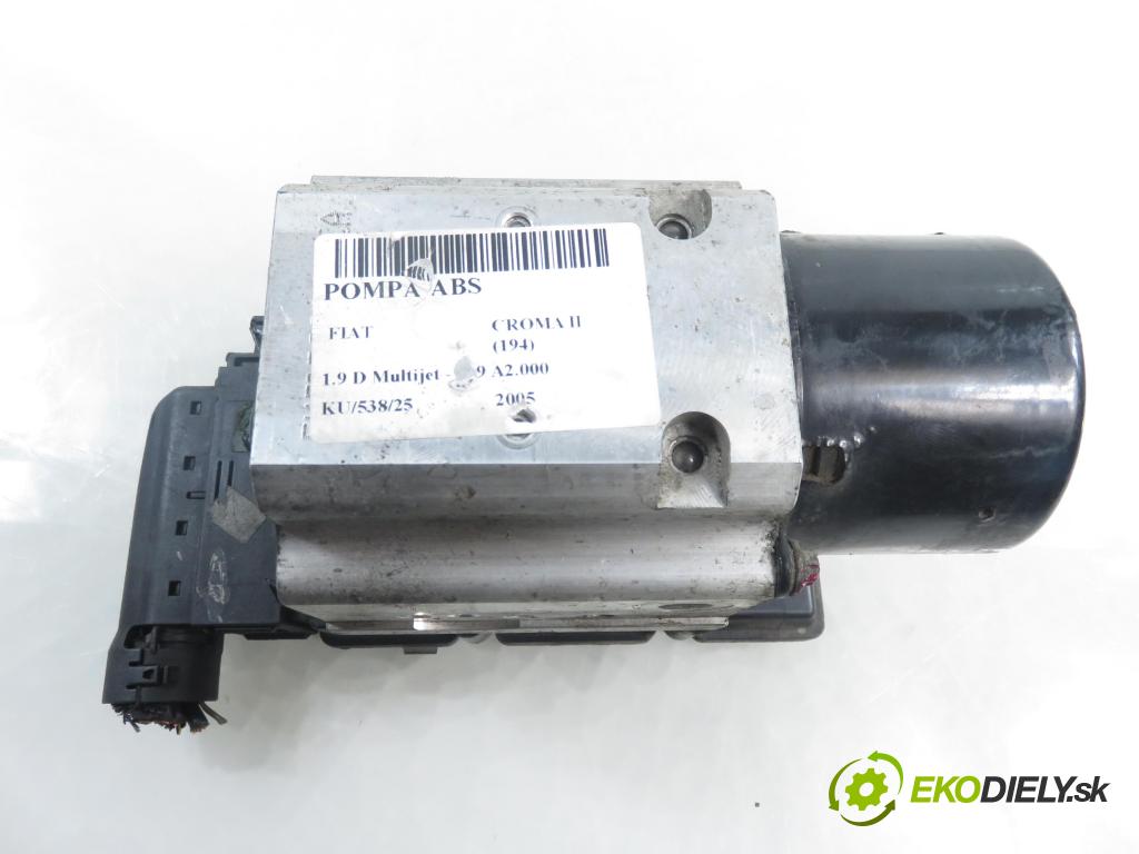 FIAT CROMA (194_) KOMBI 2005 110,00 1.9 D Multijet 150 - 939 A2.000 1910,00 Pumpa ABS 54084739B ; 51753751 (Pumpa ABS)