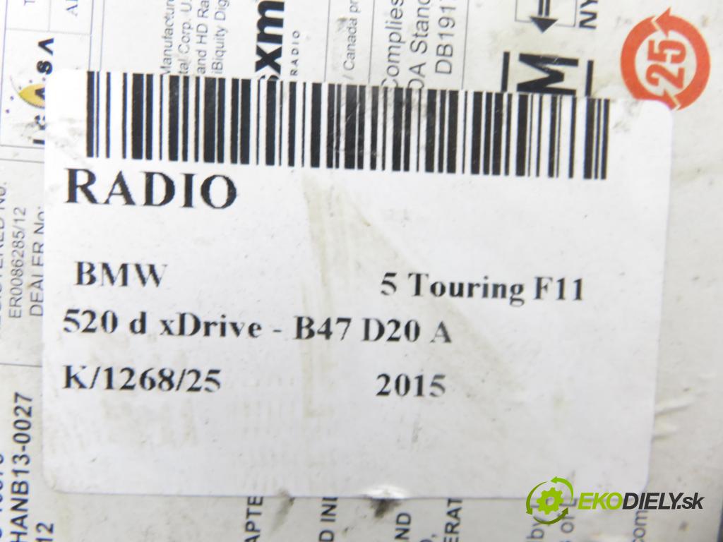 BMW 5 Touring (F11) KOMBI 2015 140,00 520 d xDrive - B47 D20 A 1995,00 RADIO CD 9383060