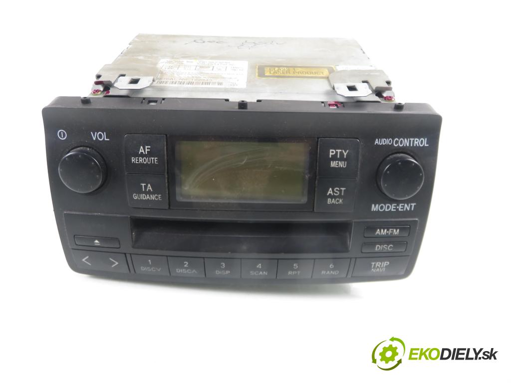 TOYOTA COROLLA (_E12_) HB 2004 81,00 1.6 VVT-i (ZZE121_) - 3ZZ-FE 1598,00 RADIO CD 8612002260