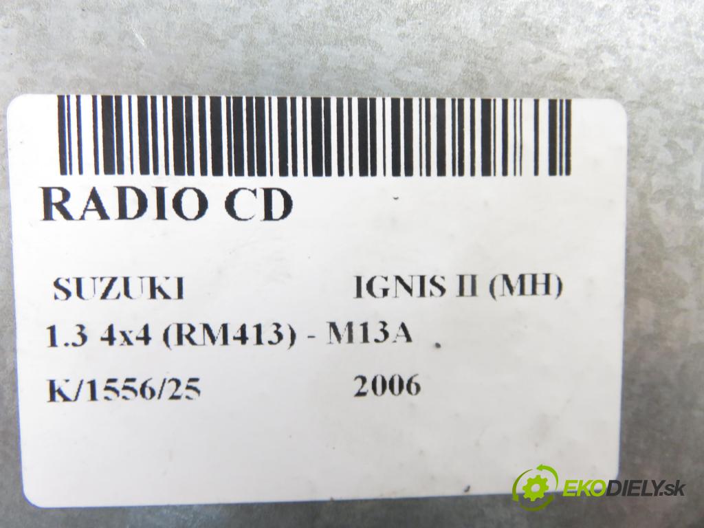 SUZUKI IGNIS II (MH) HB 2006 69,00 1.3 VVT 4x4 94 - M13A 1328,00 RADIO CD 3910186G10