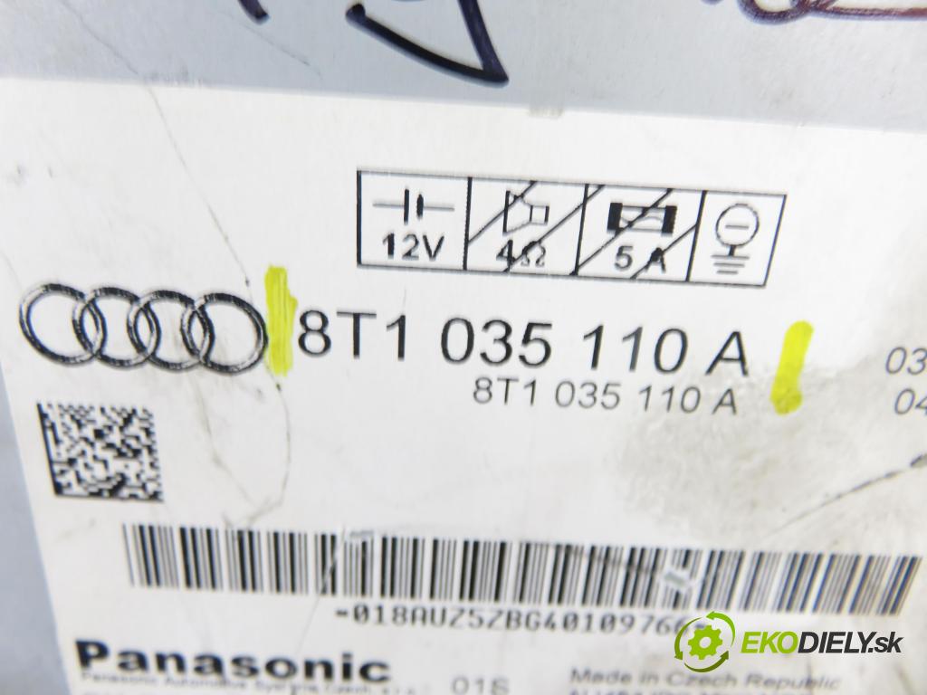 AUDI A5 (8T3) COUPE 2007 176,00 3.0 TDI quattro - CAPA 2967,00 měnič CD 8T1035110A