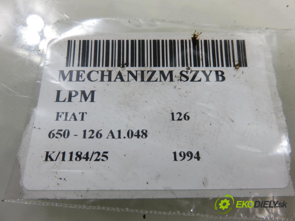 FIAT 126 (126_) FASTBACK 1994 18,00 650 652,00 mechanismus oken LPM 
