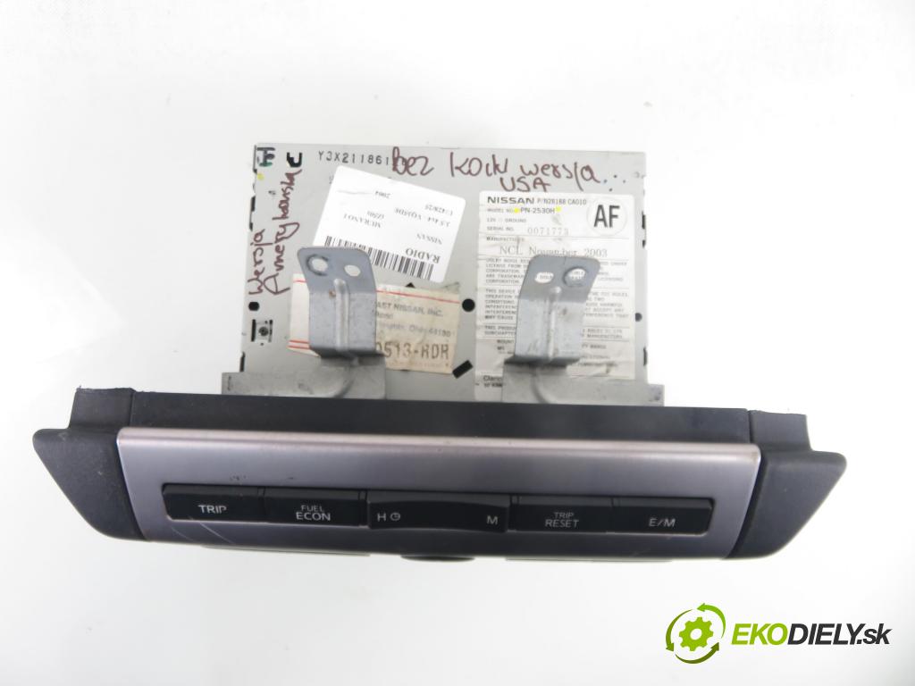 NISSAN MURANO I (Z50) SUV 2004 172,00 3.5 4x4 234 3498,00 RADIO CD Modul PN2530H