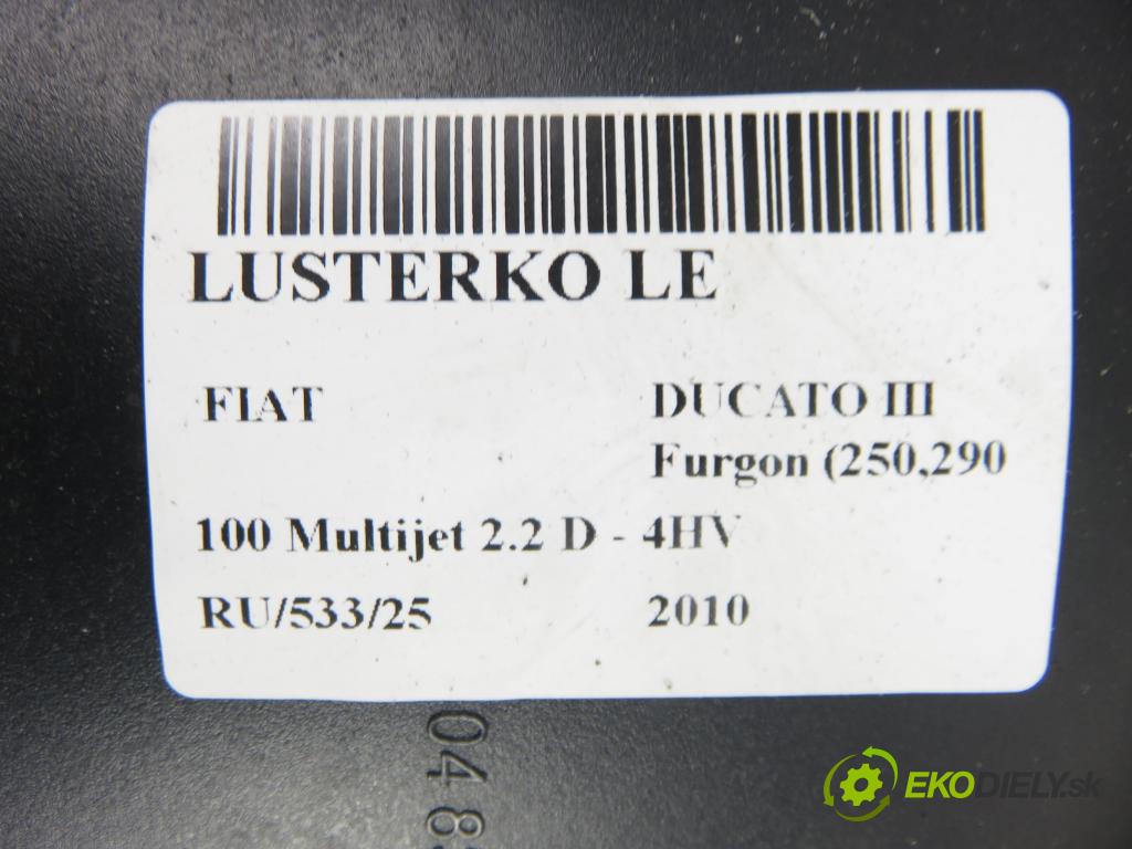 FIAT DUCATO Furgon (250_, 290_) FURGON 2010 74,00 100 Multijet 2.2 D - 4HV 2198,00 zpětné zrcátko LE