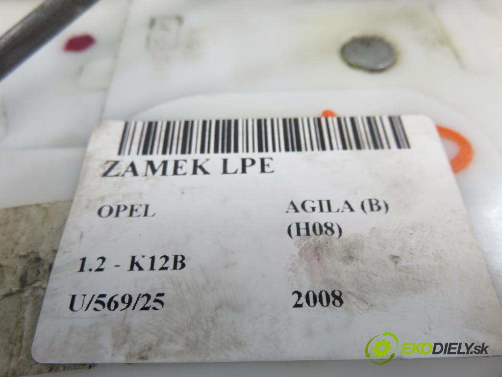OPEL AGILA (B) (H08) HB 2008 0,00 1.2 - K12B 1242,00 zámok 