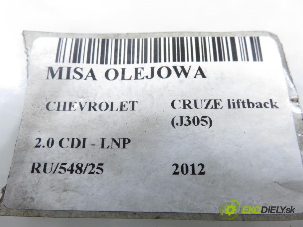 CHEVROLET CRUZE liftback (J305) HB 2012 120,00 2.0 Dsl - LNP 1998,00 Vaňa olejová  (Olejová vaňa)