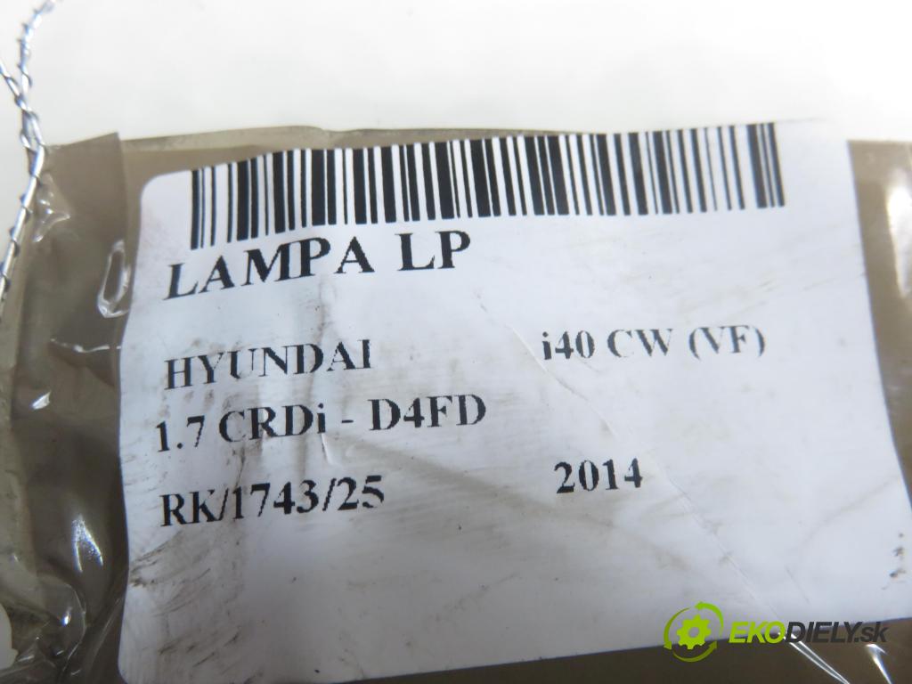 HYUNDAI i40 CW (VF) KOMBI 2014 100,00 1.7 CRDi 136 - D4FD 1685,00 Svetlo LP 