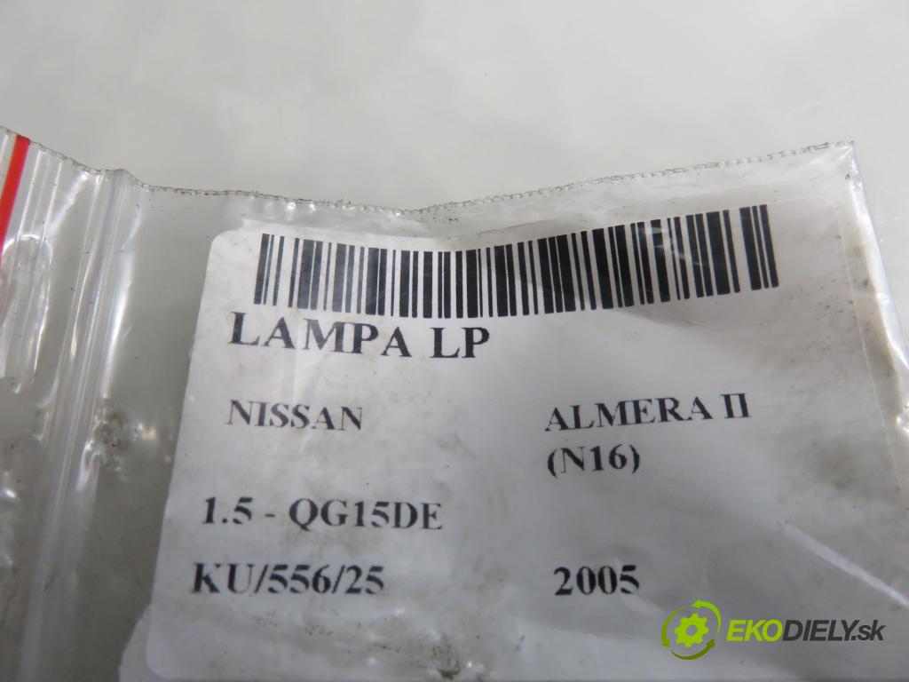 NISSAN ALMERA II Hatchback (N16) HB 2005 72,00 1.5 - QG15DE 1498,00 Svetlo LP 