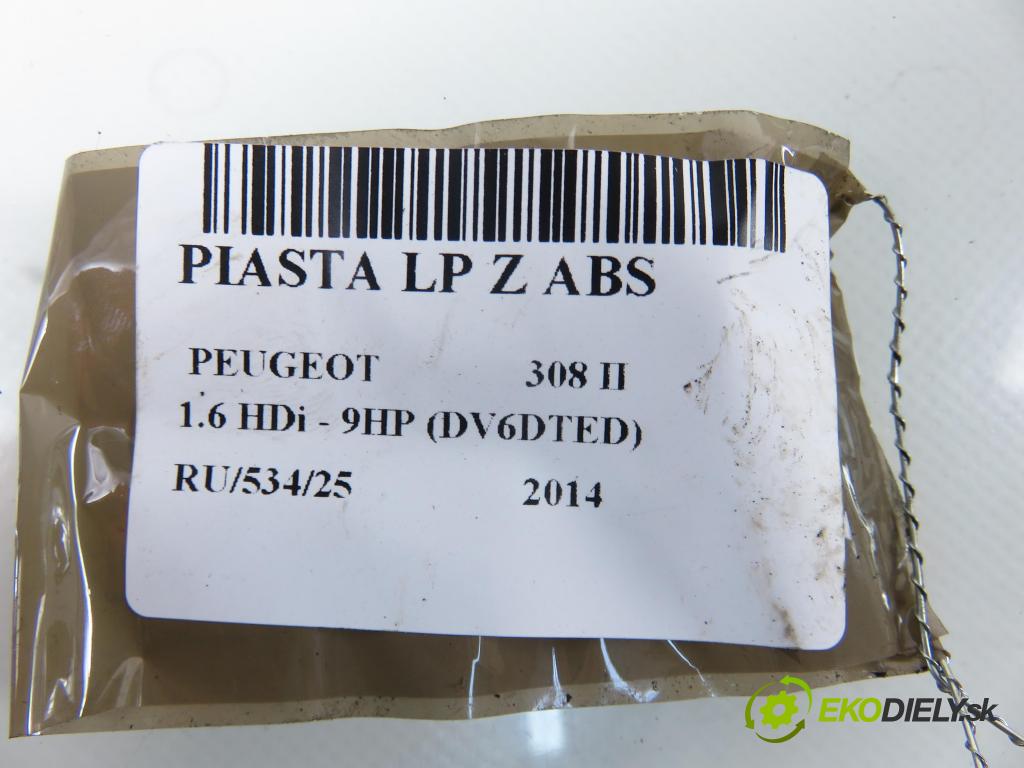 PEUGEOT 308 II HB 2014 68,00 1.6 HDi - 9HP (DV6DTED) 1560,00 náboj LP ABS 