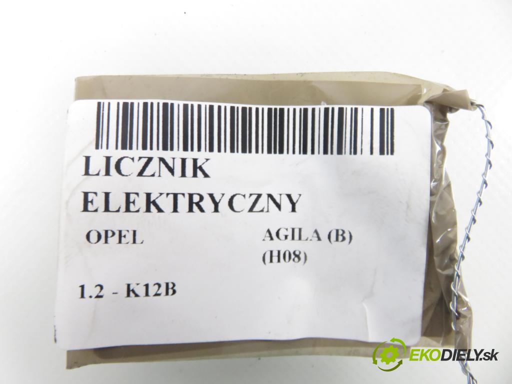 OPEL AGILA (B) (H08) HB 2008 0,00 1.2 - K12B 1242,00 prístrojovka elektrický 3410052K01 ; 3410052K0