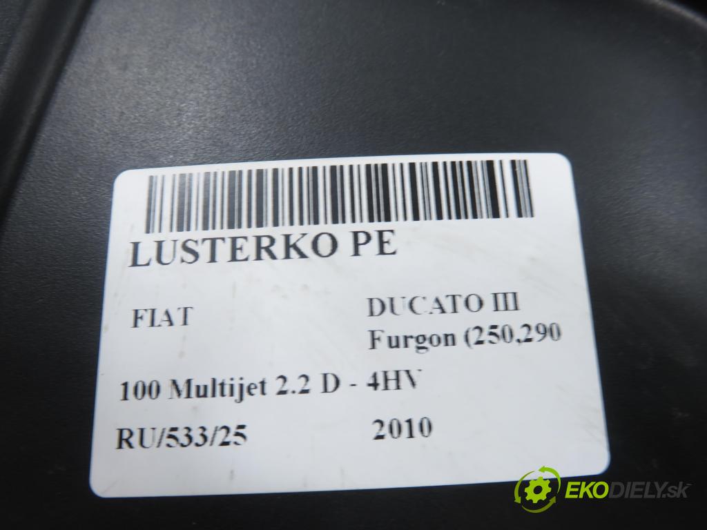 FIAT DUCATO Furgon (250_, 290_) FURGON 2010 74,00 100 Multijet 2.2 D - 4HV 2198,00 zpětné zrcátko