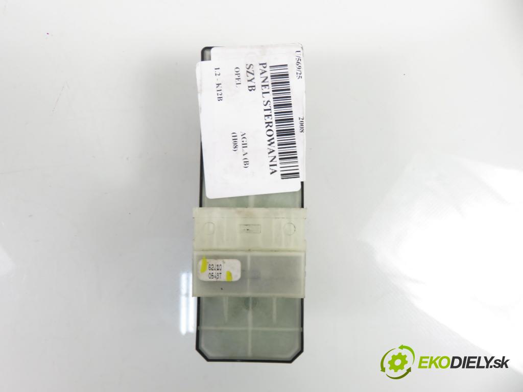 OPEL AGILA (B) (H08) HB 2008 0,00 1.2 - K12B 1242,00 Panel ovládaní oken 62J10 ; 62J100548T