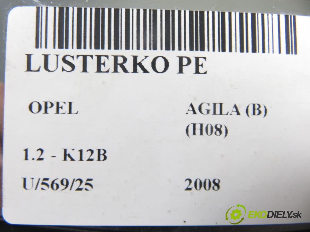OPEL AGILA (B) (H08) HB 2008 0,00 1.2 - K12B 1242,00 zpětné zrcátko 3601103R