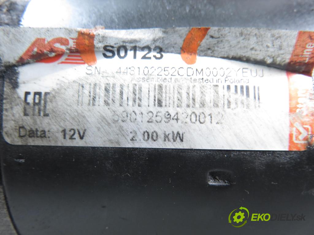 FIAT DUCATO Furgon (250_, 290_) FURGON 2010 74,00 100 Multijet 2.2 D - 4HV 2198,00 Štartér S0123 (Štartér)