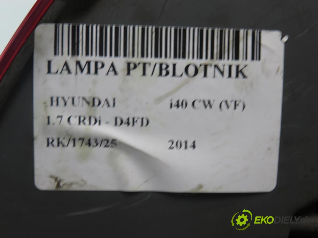 HYUNDAI i40 CW (VF) KOMBI 2014 100,00 1.7 CRDi 136 - D4FD 1685,00 Svetlo pravé zadné 924023Z000