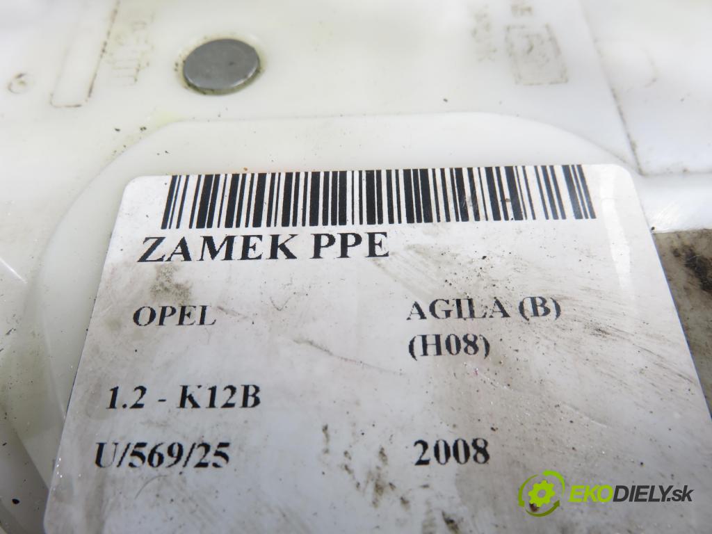 OPEL AGILA (B) (H08) HB 2008 0,00 1.2 - K12B 1242,00 zámok