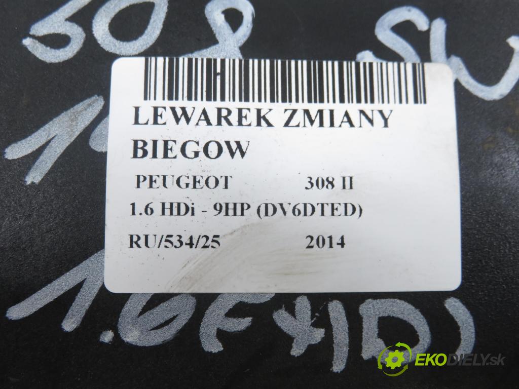 PEUGEOT 308 II HB 2014 68,00 1.6 HDi - 9HP (DV6DTED) 1560,00 ZVEDÁK: 9806936580