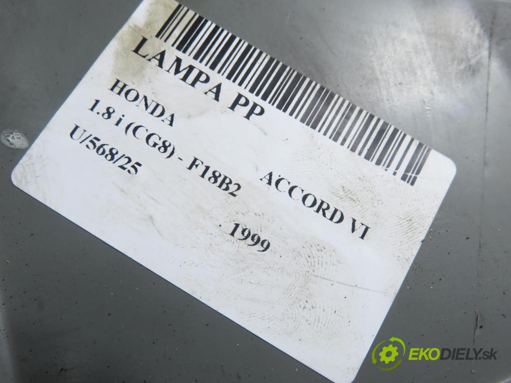 HONDA ACCORD VI (CK, CG, CH, CF8) SEDAN 1999 100,00 1.8 i (CG8) - F18B2 1850,00 Svetlo PP 33100S1AG010M1