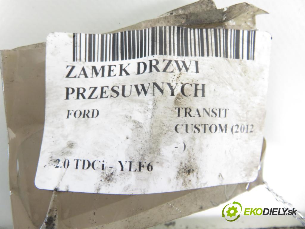 FORD TRANSIT CUSTOM V362 Skrzynia (FY, FZ) FURGON 2016 77,00 2.0 TDCi - YLF6 1995,00 zámok dveře posúvne BK2AV26412AA