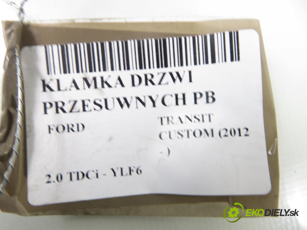 FORD TRANSIT CUSTOM V362 Skrzynia (FY, FZ) FURGON 2016 77,00 2.0 TDCi - YLF6 1995,00 klika dveře posúvne PB BK21V266B22AB