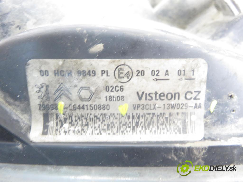 CITROEN BERLINGO / BERLINGO FIRST nadwozie wielkoprzestrzenne (MPV) KOMBIVAN 2006 55,00 1.6 HDI 75 (MF9HW) - 9HW (DV6BTED4) 1560,00 Svetlo PP 9644150880 ; VP3CLX13W029AA