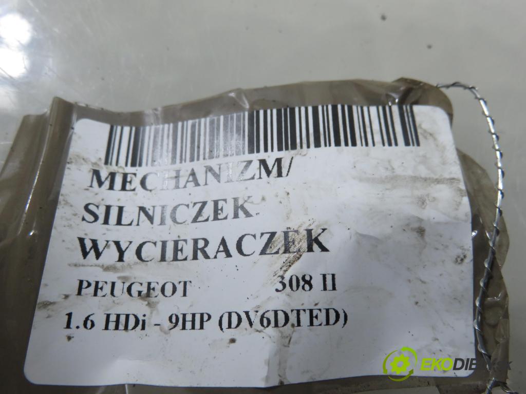 PEUGEOT 308 II HB 2014 68,00 1.6 HDi - 9HP (DV6DTED) 1560,00 MECHANISMUS/ motorek stěračů 3397021582 ; 9677216880 ; 0390241584