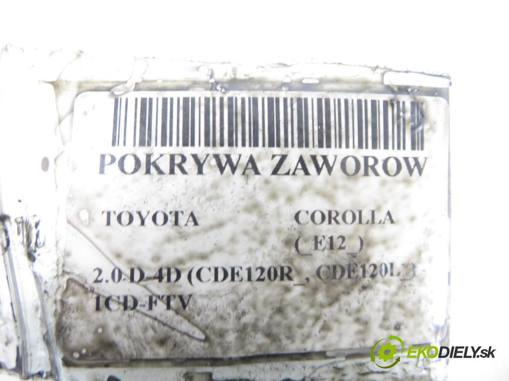 TOYOTA COROLLA (_E12_) HB 2005 85,00 2.0 D-4D 116 (CDE120R_, CDE120L_) - 1CD-FTV 1995,00 kryt Ventilů