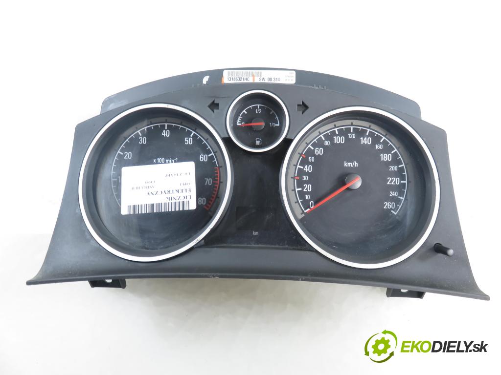 OPEL ASTRA H (A04) HB 2005 66,00 1.4 - Z 14 XEP 1364,00 prístrojovka elektrický 13186321HC