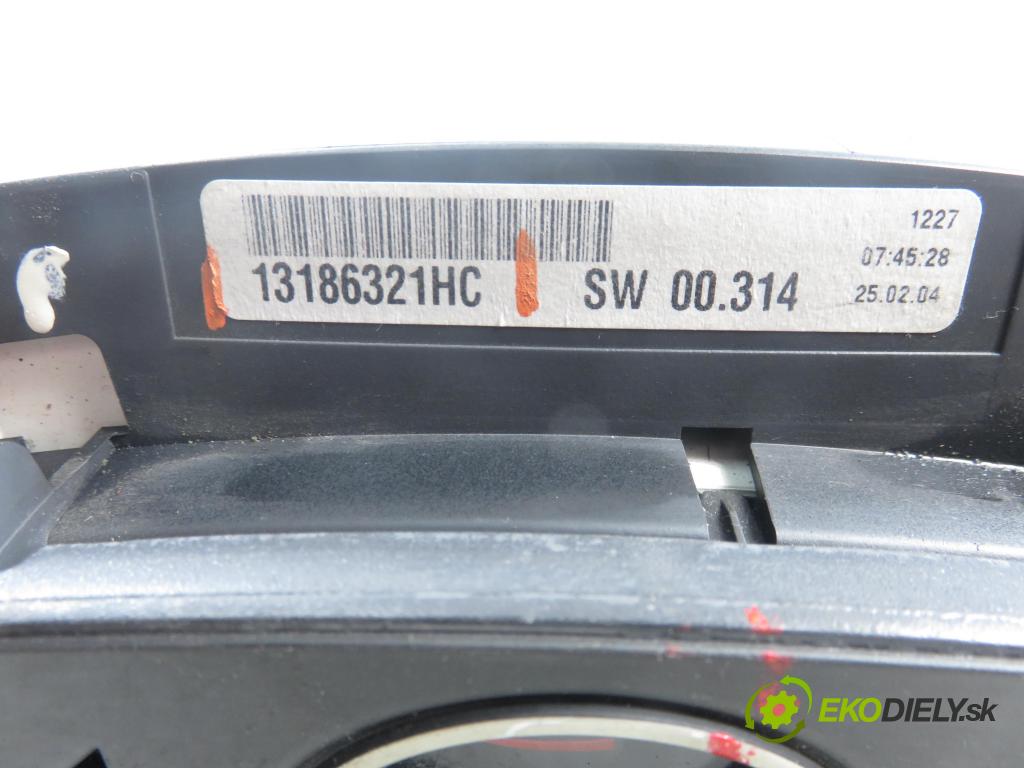 OPEL ASTRA H (A04) HB 2005 66,00 1.4 - Z 14 XEP 1364,00 prístrojovka elektrický 13186321HC