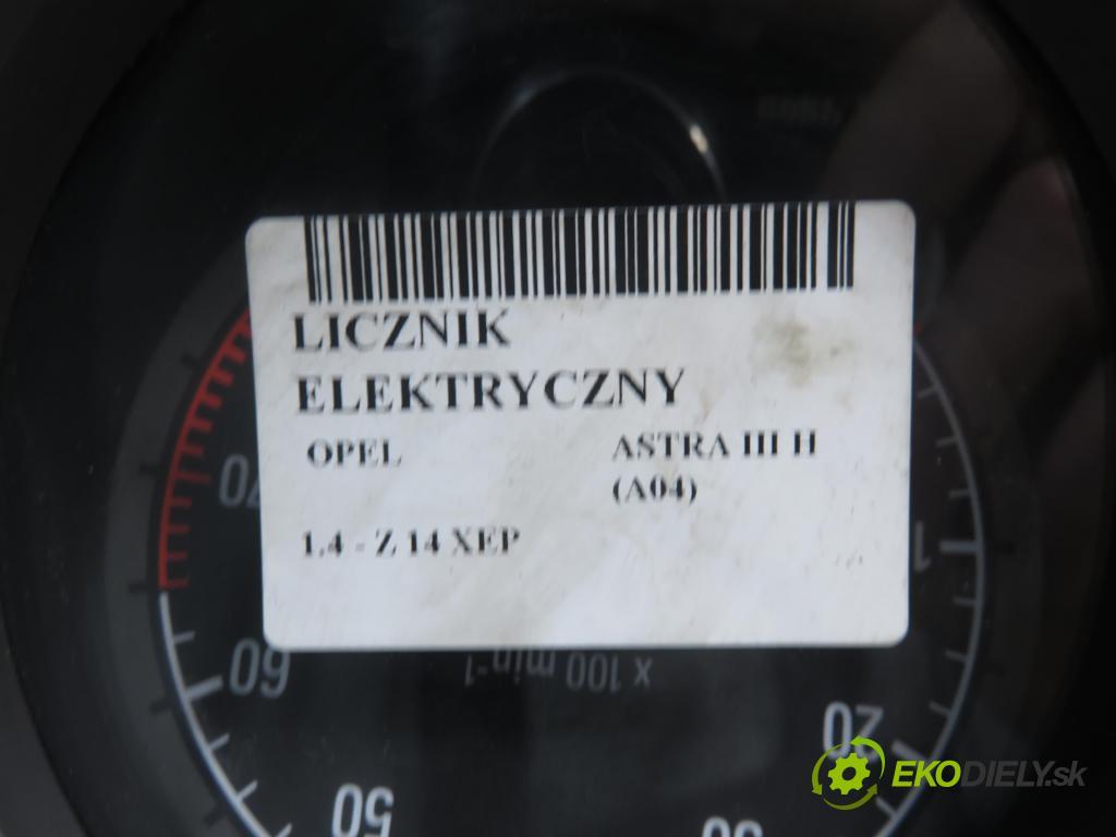 OPEL ASTRA H (A04) HB 2005 66,00 1.4 - Z 14 XEP 1364,00 prístrojovka elektrický 13186321HC