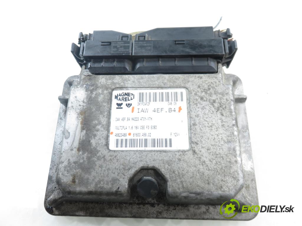 FIAT MULTIPLA (186_) MINIVAN 2005 0,00 1.6 - 182 B6.000 1596,00 Riadiaca jednotka Motor 46823489 ; IAW4EFB4